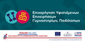 Πρόσκληση υποβολής αιτήσεων χρηματοδότησης στη δράση "Επιχορήγηση Υφιστάμενων Επιχειρήσεων Γυμναστηρίων, Παιδότοπων"