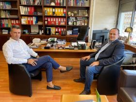 ΣΥΝΑΝΤΗΣΗ ΠΡΟΕΔΡΟΥ ΤΟΥ ΕΦΕΠΑΕ ΠΛΑΤΩΝΑ ΜΑΡΛΑΦΕΚΑ ΜΕ ΤΟ ΓΕΝΙΚΟ ΓΡΑΜΜΑΤΕΑ ΔΗΜΟΣΙΩΝ ΕΠΕΝΔΥΣΕΩΝ - ΕΣΠΑ ΔΗΜΗΤΡΗ ΣΚΑΛΚΟ