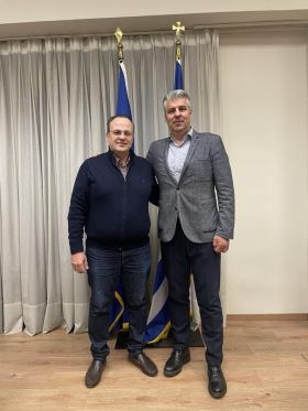 Συνάντηση του Προέδρου του ΕΦΕΠΑΕ κου Πλάτωνα Μαρλαφέκα με τον Περιφερειάρχη ΑΜΘ κο Τοψίδη Χριστόδουλο
