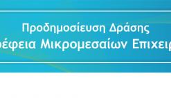 Προδημοσίευση της Δράσης «Εξωστρέφεια Μικρομεσαίων Επιχειρήσεων» Προδημοσίευση της Δράσης «Εξωστρέφεια Μικρομεσαίων Επιχειρήσεων»